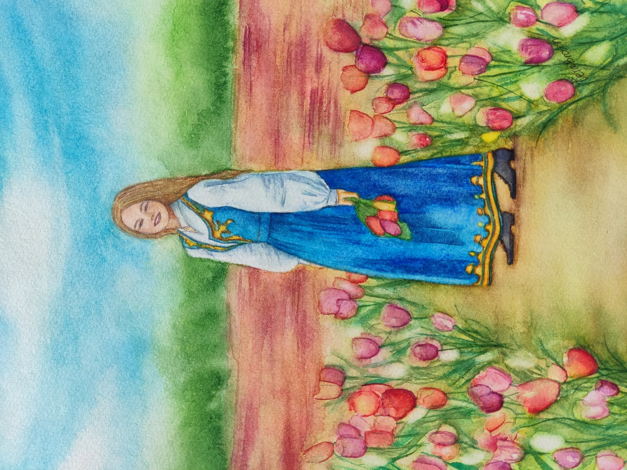 Picture of "Confirmation", watercolor print A4 