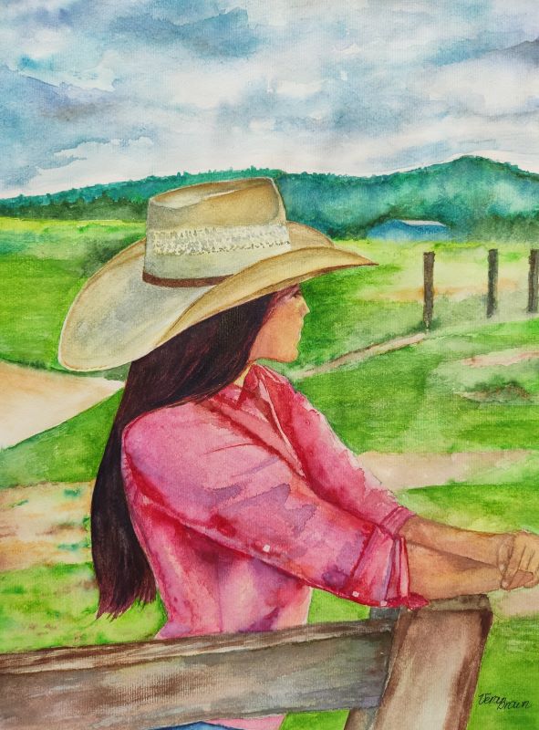 "To the West" - Original painting
